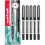 Uni-Ball uni-ball Eye Micro UB-150 Rollerball Pens - Black, Pack of 5 1
