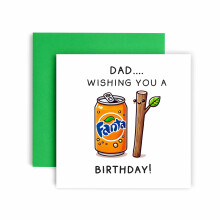Huxters Funny Birthday Card for Dad - Have a Fantastick Birthday Card for Him - Men Gift Card 14.8cm (Dad)