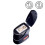 Derwent Derwent Twin Hole Pencil Sharpener with Container, Black Fine Art Sharpener 4