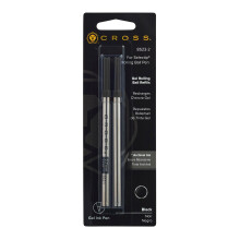 Cross 8523-2 Original Refill for Rollerball Gel Ink Cartridges, Compatible with a variety of Cross Rollerball Gel Pens, Black, (Pack of 2)
