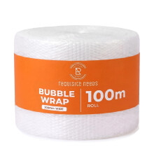 Requisite Needs 300mm x 100m large bubble wrap roll, ideal for moving house, packing and shipping