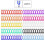 100 Key Tags with Split Rings, 10 Colours Plastic ID Labels 1