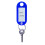 100 Key Tags with Split Rings, 10 Colours Plastic ID Labels 2