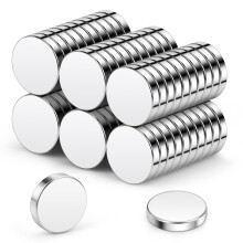 Wukong Round Magnets 10x2mm | 60 Pack, Extremely Strong Mini Magnets for Magnetic Board, Refrigerator, Craft, Office, Kitchen