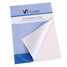 VIZ-PRO Standard Easel Pads, A1 Flipchart Paper Pad, 25-Sheets/Pad