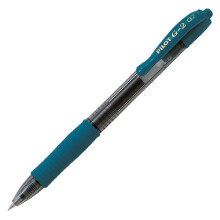 Pilot G207 Retractable Gel Rollerball 0.7 mm Tip (Single Pen) - Peacock Green