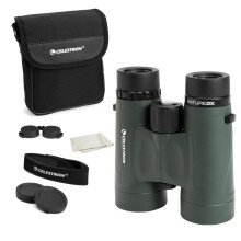 Celestron 71332 Nature DX 8x42mm Binoculars with Multi-Coated Lens, BaK-4 Prism Glass and Carry Case, Green