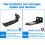 DAGCUXIN Soundbar Wall Mount Bracket,Depth Adjustable 3.7”-6.3”,2 Packs 5