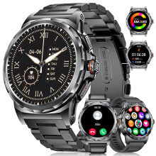 LIGE Smart Watches for Men Answer/Make Calls, 1.43" AMOLED Smartwatch, 110+ Sport Modes Fitness Watch with Heart Rate/Sleep Monitor, 40mm Watch for A