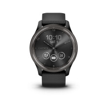 Garmin vívomove Trend, 40mm Stylish Hybrid Smartwatch with Health and Fitness functions, Dynamic Watch Hands, Touchscreen Display and up to 5 days ba