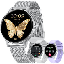 Smart Watch Fitness Tracker Women: 1.27'' HD Smartwatch with Answer/Make Call Heart Rate Blood Pressure Sleep Monitor SpO2 110+ Sport Modes IP68 Wate