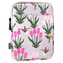TiMOVO 6-7 Inch Sleeve Case for eReader Book, Tulip & Bird