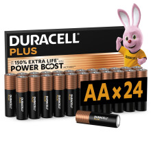 DURACELL Plus AA Alkaline Batteries (24 Pack) 1.5V, LR06