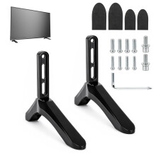2 Pcs TV Legs, TV Stand Legs for Most LCD/LED/OLED Flat & Curved TVs