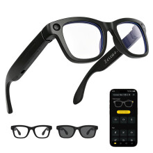 Bomiclss AI Smart Glasses - 8MP Camera with Real-Time Translation & Voice Assistant, Open-Ear Audio, 38g Lightweight Sunglasses