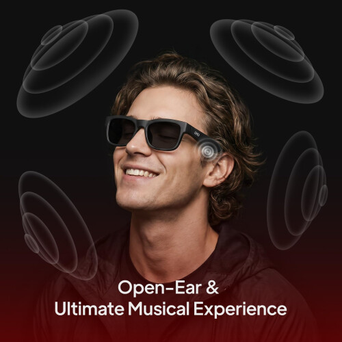 OhO Open Ear Smart Glasses, UV400 Z87.1 Lightweight Bluetooth Sunglasses 1