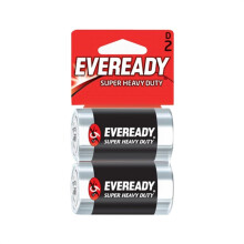 Eveready Super Heavy Duty D 1.5V Batteries - PACK 2 1 Pack