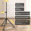 2 X Heavy-Duty Speaker Stands, 89-180CM Height-AdjustableUniversal Speaker Stand,35 MM Compatible Insert 3