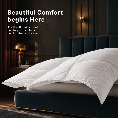 Double 15 Tog Poly Cotton Winter Duvet 1