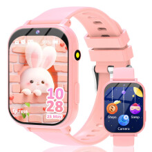 Kids Smart Watch for Boys Girls, Smart Watch for Kids Fitness Watch (Pink3)