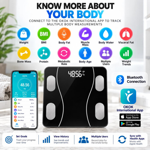 Celino Smart Bathroom Scales Bluetooth 1