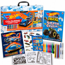 Hot Wheels Kids Activity, Sticker & Colouring Books, Set of 5