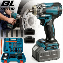 Clé à chocs sans fil 1/2 po, 1200 Nm, 6700 tr/min, compatible batterie Makita 18V LXT, pour réparation automobile