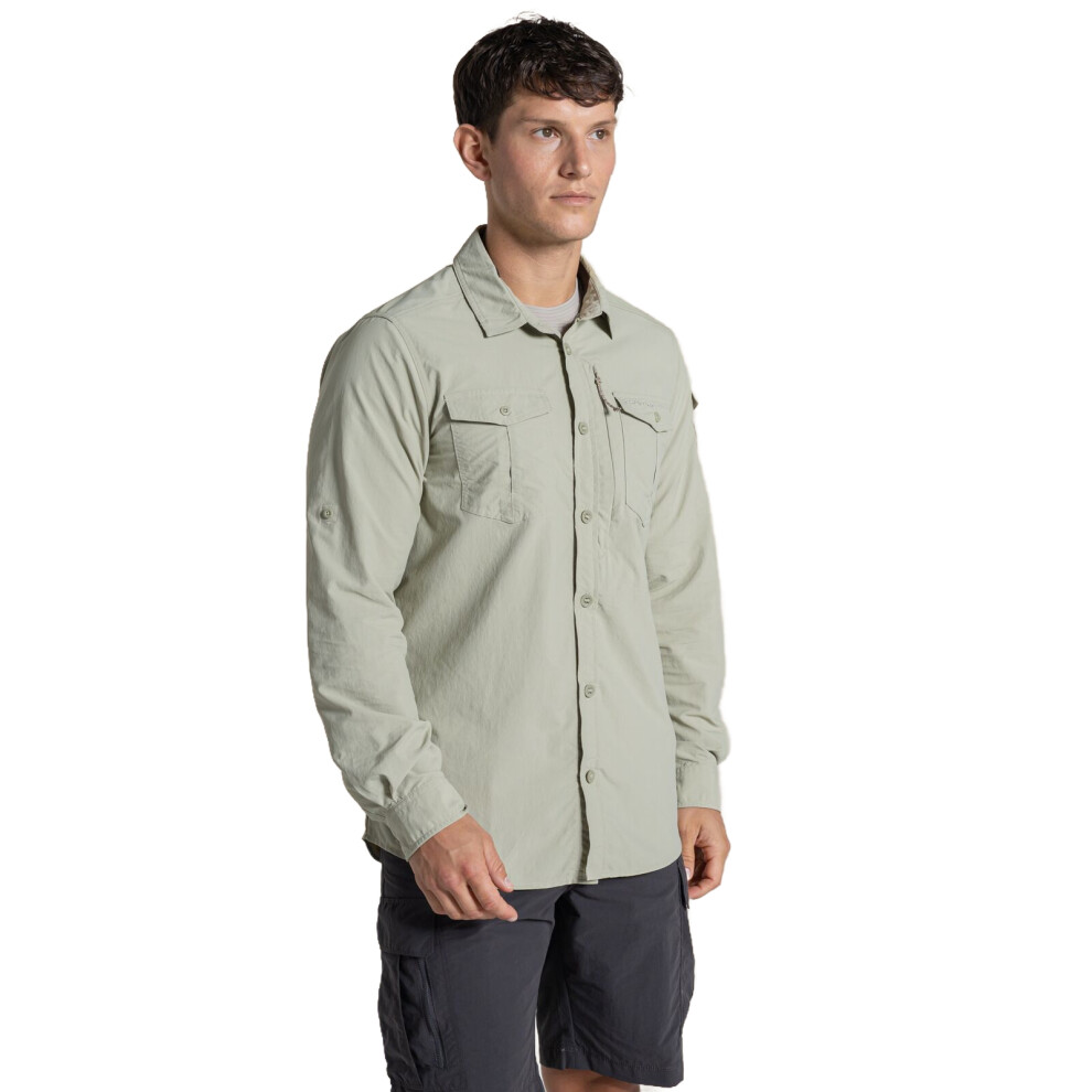Craghoppers (S, Bayleaf) Mens Nosilife Adventure Iii Long Sleeve Shirt