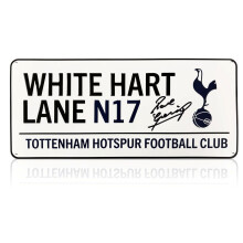 Paul Gascoigne Signed Tottenham Hotspur Street Sign