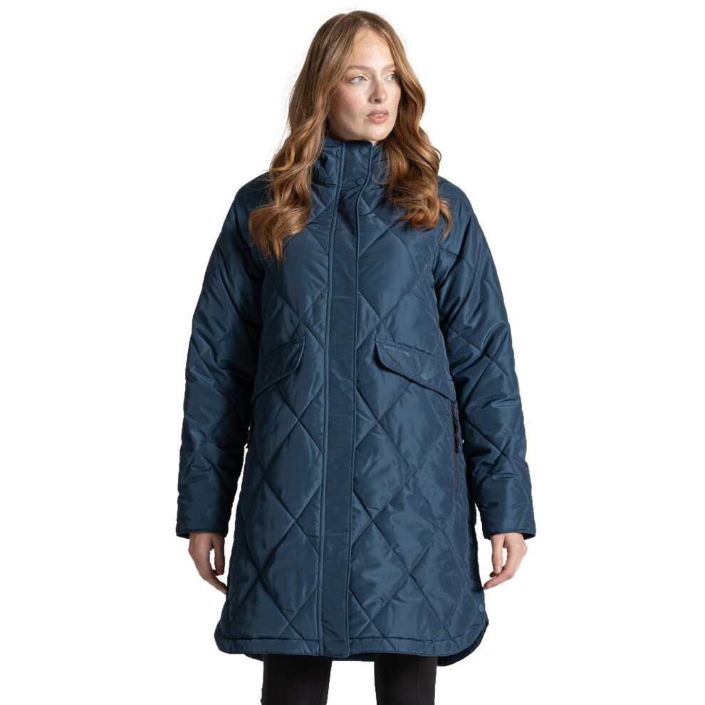 Craghoppers (16, Ultramarine) Womens Sweetgrass Long Length Quilted Jacket