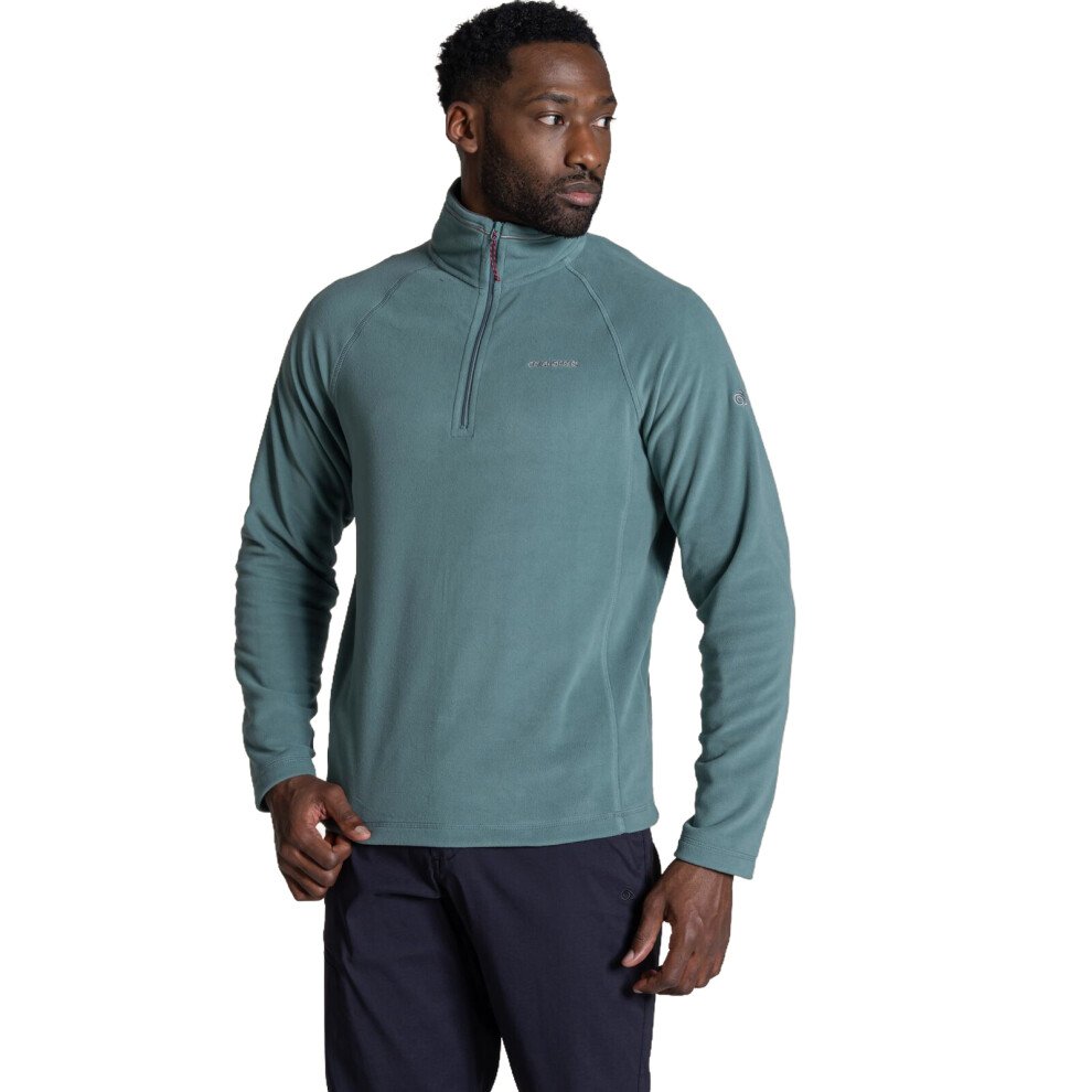 Craghoppers Men's Corey Vi Half Zip Fleece: : :, Colour Green Ridge Extra Large - Outdoor Action - Image 7