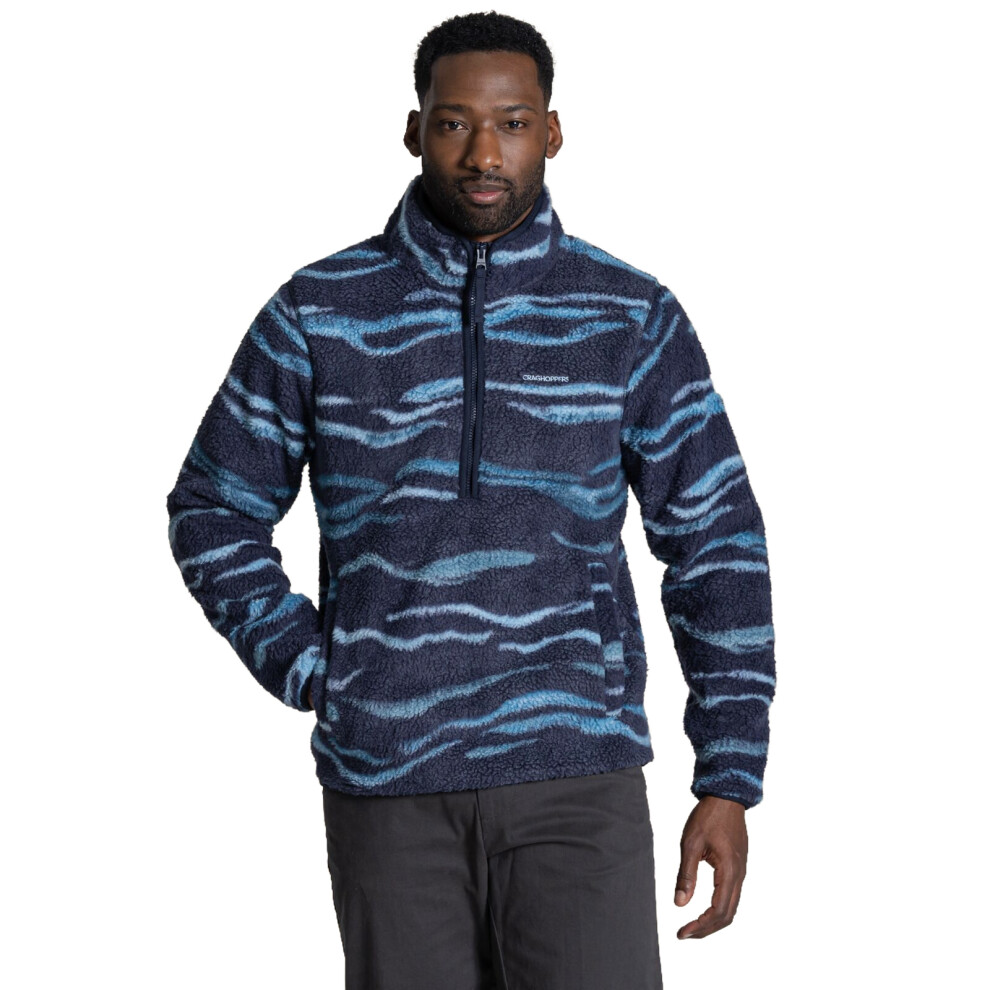 Craghoppers Men's Navy Rawthey Borg Half Zip Fleece - Size 38 - Image 5