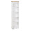 Mercers Furniture Corona White Tall Narrow Bookcase 2
