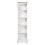 Mercers Furniture Corona White Tall Narrow Bookcase 3