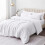 Imperial Rooms (White, Super King) Duvet Cover Set with Pillowcases - Soft Brushed Microfibre Quilt Cover Bedding Set, Hypoallergenic & Machine Washable 1