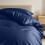 Imperial Rooms (Navy Blue, King) Duvet Cover Set with Pillowcases - Soft Brushed Microfibre Quilt Cover Bedding Set, Hypoallergenic & Machine Washable 5