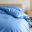 Imperial Rooms (Light Blue, Super King) Duvet Cover Set with Pillowcases - Soft Brushed Microfibre Quilt Cover Bedding Set, Hypoallergenic & Machine Washable 5