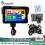 5 Inch Wireless Motorcycle CarPlay & Android Auto Display, IP68 Waterproof HD Touchscreen GPS Navigation, Bluetooth, FM Audio 2