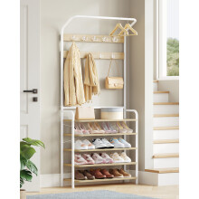 Coat Stand Shoe Storage and Adjustable Shelves