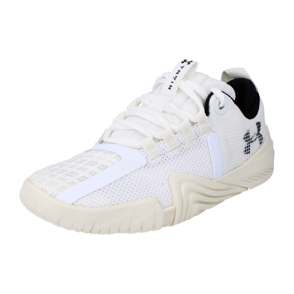 Under Armour Women's White Reign 6 Training Shoes / Stone / Black 4.5 - Image 2