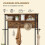 Coat Rack with Shoe Storage Hall Tree with Bench 7