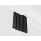 (Black) 2 Pack - Acoustic Ceiling Panels "BUFLER" with mounting kit | Absorption - Diffusion - Reflection - Soundproofing 2