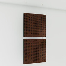 (Nut) 2 Pack - Decorative Hanging screen Acoustic panels WILDS | Hanging Wall Dividers – Suspended Room Partition