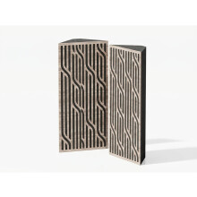 (Sonoma) 2 Pack - Narrow Acoustic Corner Bass Trap P7 | Low Frequency Sound Absorbers | Size 50x23cm