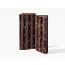 (Nut) 2 Pack - Narrow Acoustic Corner Bass Trap P7 | Low Frequency Sound Absorbers | Size 50x23cm