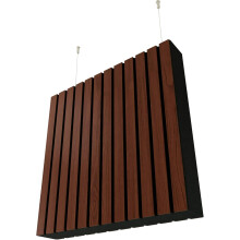 (Nut) 2 Pack - Acoustic Ceiling Panels with mounting kit "SLATOBAF" | Absorption - Diffusion - Reflection - Soundproofing