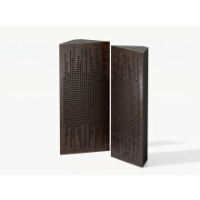 (Wenge) 2 Pack - Narrow Acoustic Corner Bass Trap P6 | Low Frequency Sound Absorbers | Size 50x23cm