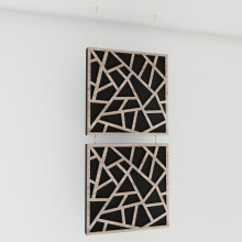 (Sonoma) 2 Pack - Decorative Hanging screen Acoustic panels SKYROSS | Hanging Wall Dividers – Suspended Room Partition