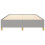VidaXL (Light grey, double size) vidaXL Bed Frame Bed Base Bedstead Mattress Foundation Upholstered Bed Fabric 6