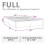VidaXL (Light grey, double size) vidaXL Bed Frame Bed Base Bedstead Mattress Foundation Upholstered Bed Fabric 11